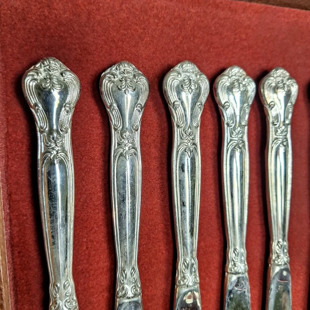 Grand Master Godinger Silverplate 85 Pc Flatware 16 settings + 5 Servers Vintage